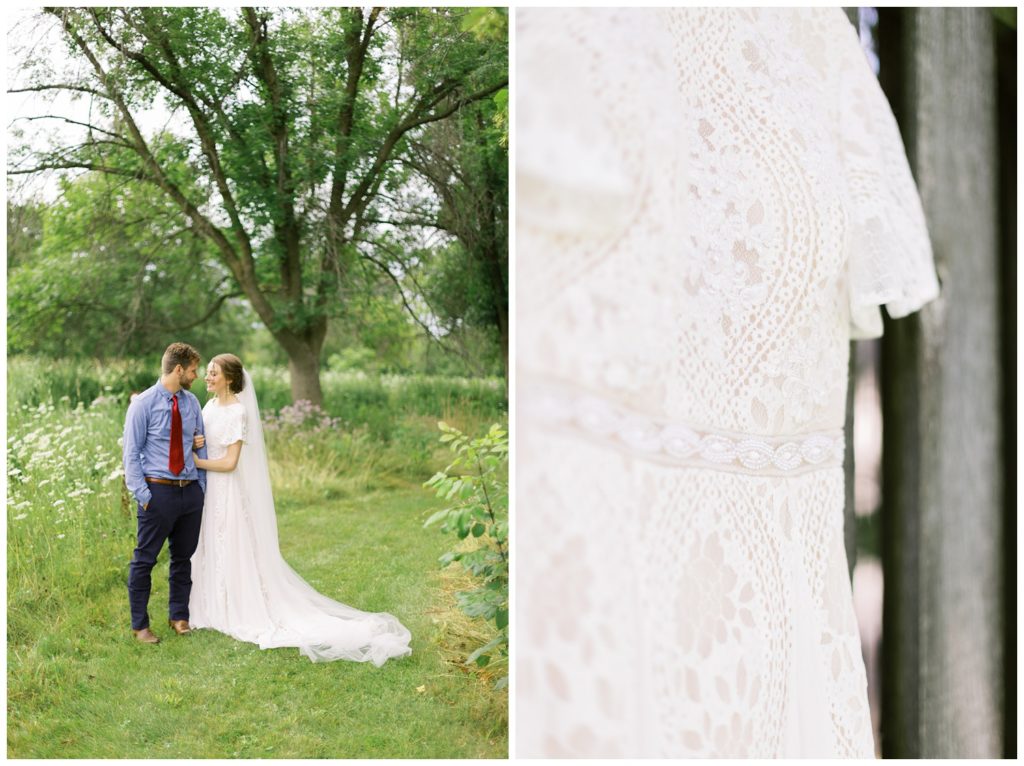 Dreamy, light & airy small-town Wisconsin wedding