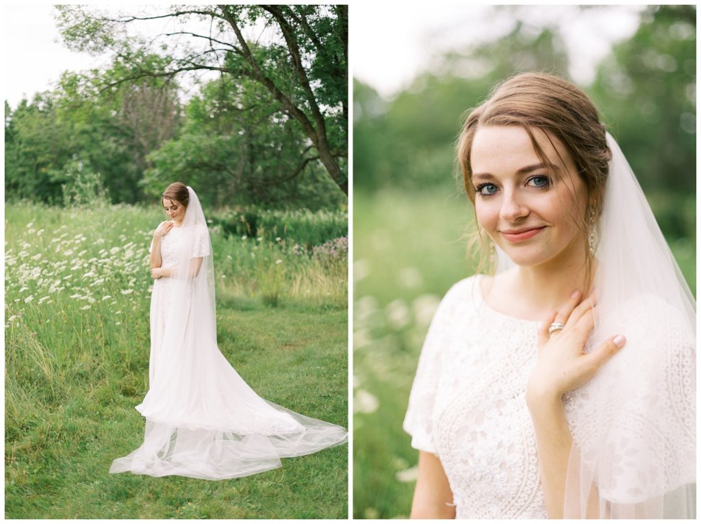 Classic, elegant bride, Knoxville, TN wedding photographer.
