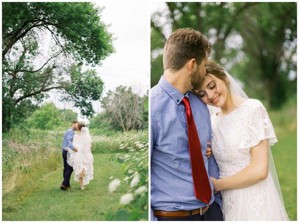 Dreamy, light & airy small-town wedding