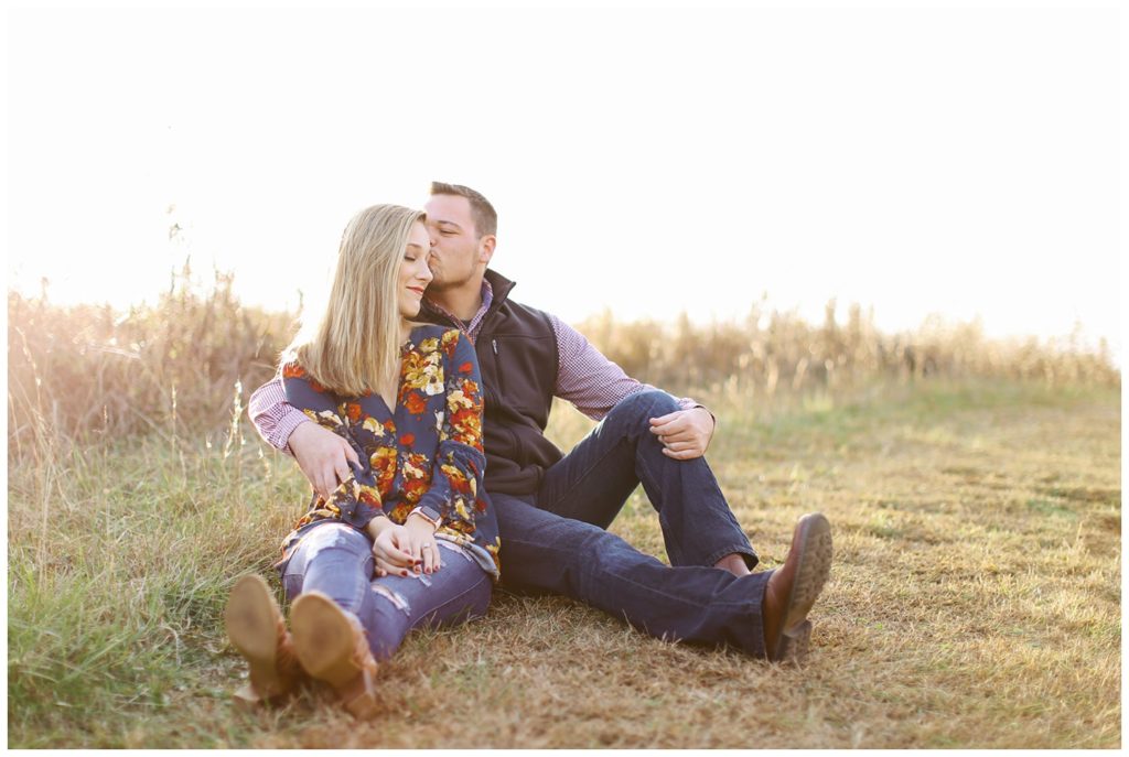 East Tennessee engaged couple at their engagement session, Knoxville, TN
