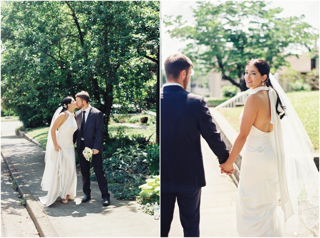 Nontraditional, timeless downtown Knoxville wedding elopement