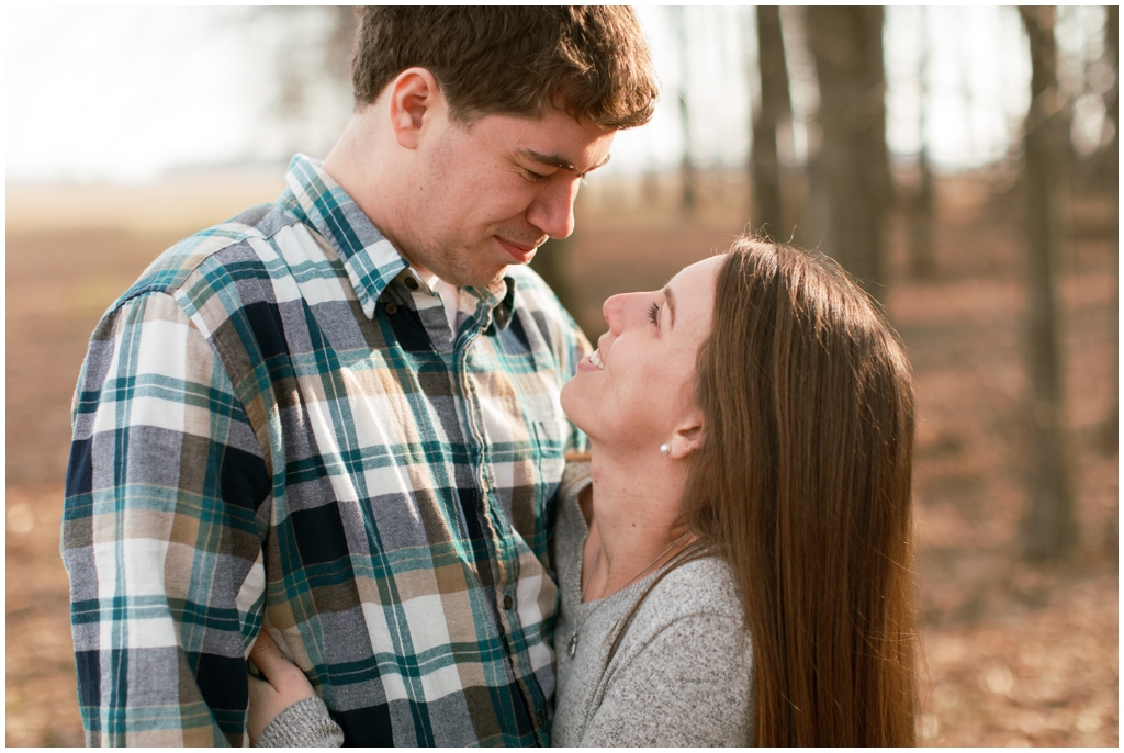 A beautiful family farm engagement session in midwest Ohio. Image by Holly Michon Photography