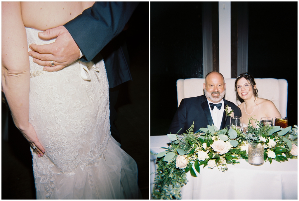 Film wedding photographer at Chateau Selah reception - Holly Michon Photography.