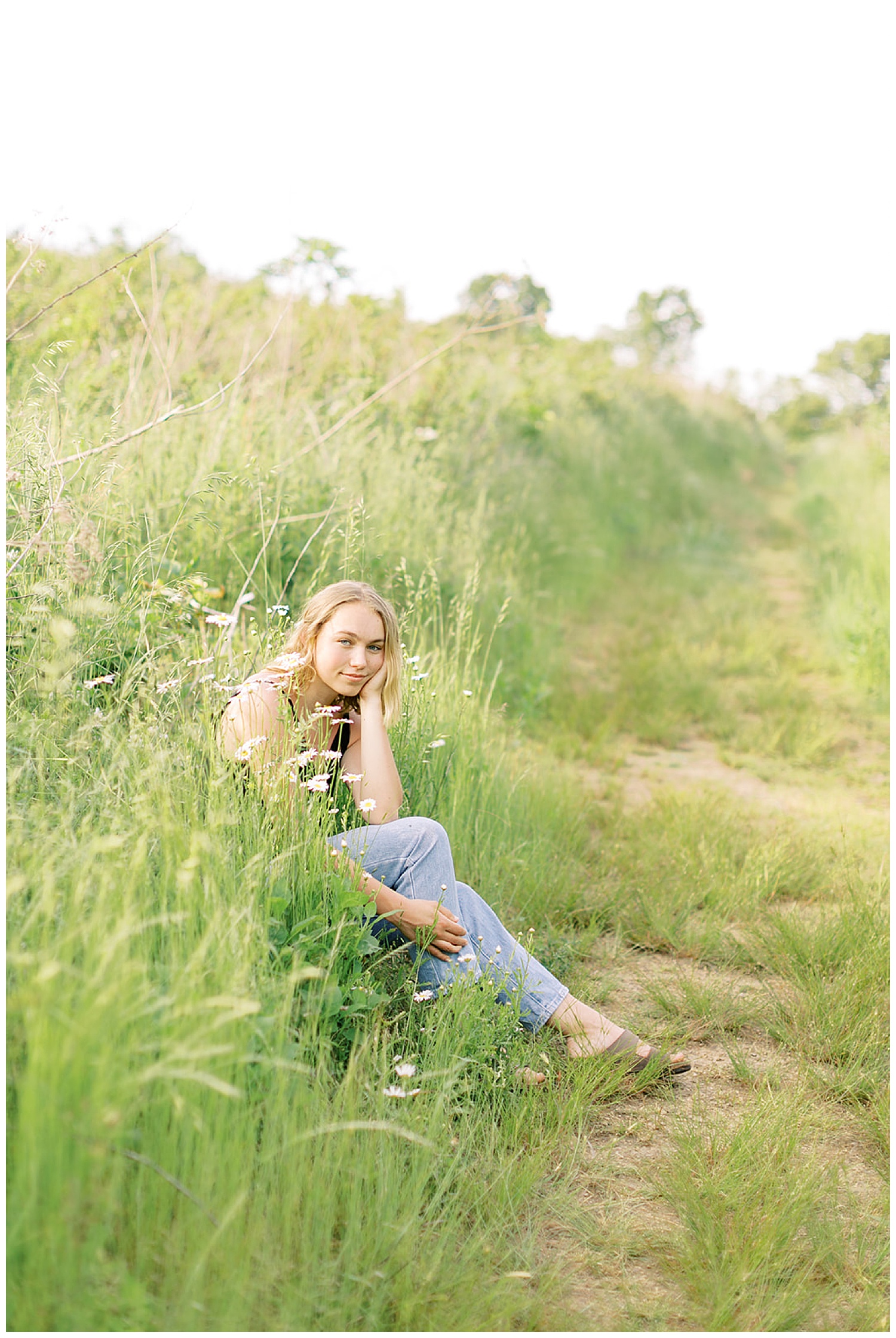 Seven Islands State Birding Park high school senior portrait session in the spring/summer. Image by Holly Michon Photography.