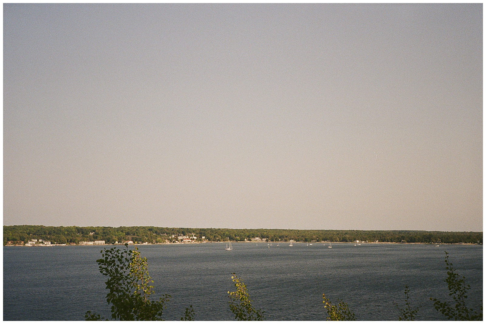 Lake Michigan landscape along Nicolette Bay Door County