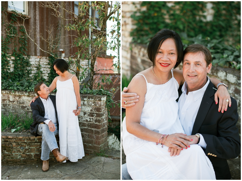 Charming quaint Knoxville engagement session at Knoxville Botanical Gardens