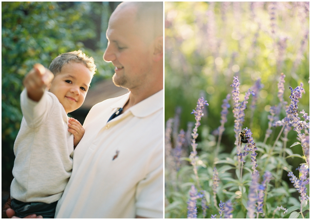 A dreamy and whimsical lifestyle garden family session photographed in Knoxville, TN by Holly Michon Photography