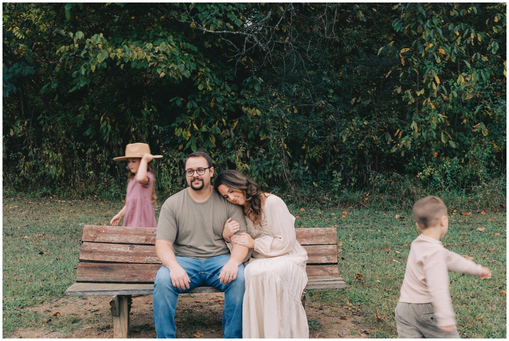 Motion image of Laid Back Family Fall Session in Knoxville, TN. 