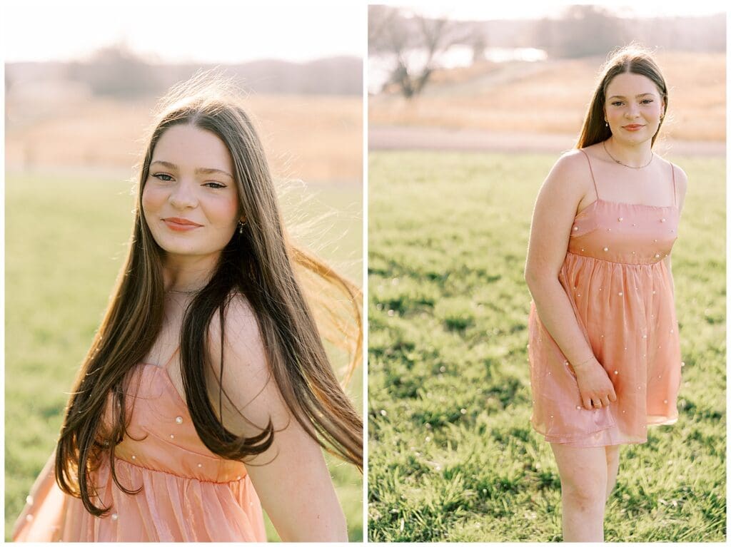 Dreamy Golden Hour Senior Portraits at Melton Hill Park