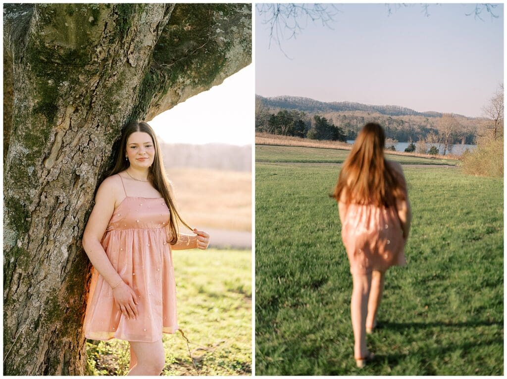 Golden hour high school senior portraits in Knoxville, TN by Holly Michon Photography