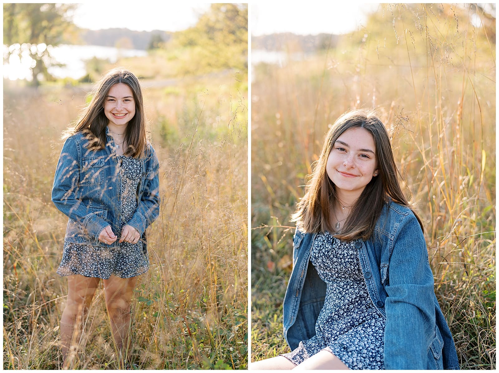 Knoxville, TN Melton Hill Park golden and dreamy senior session