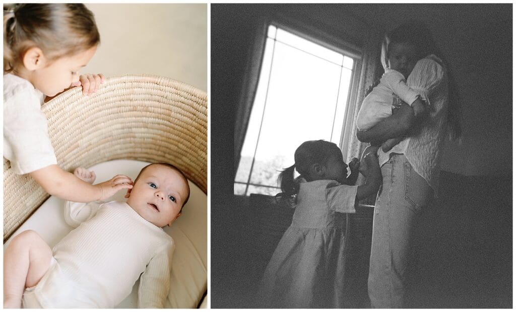 Precious newborn photography in the baby's nursery at Knoxville, TN by Holly Michon Photography