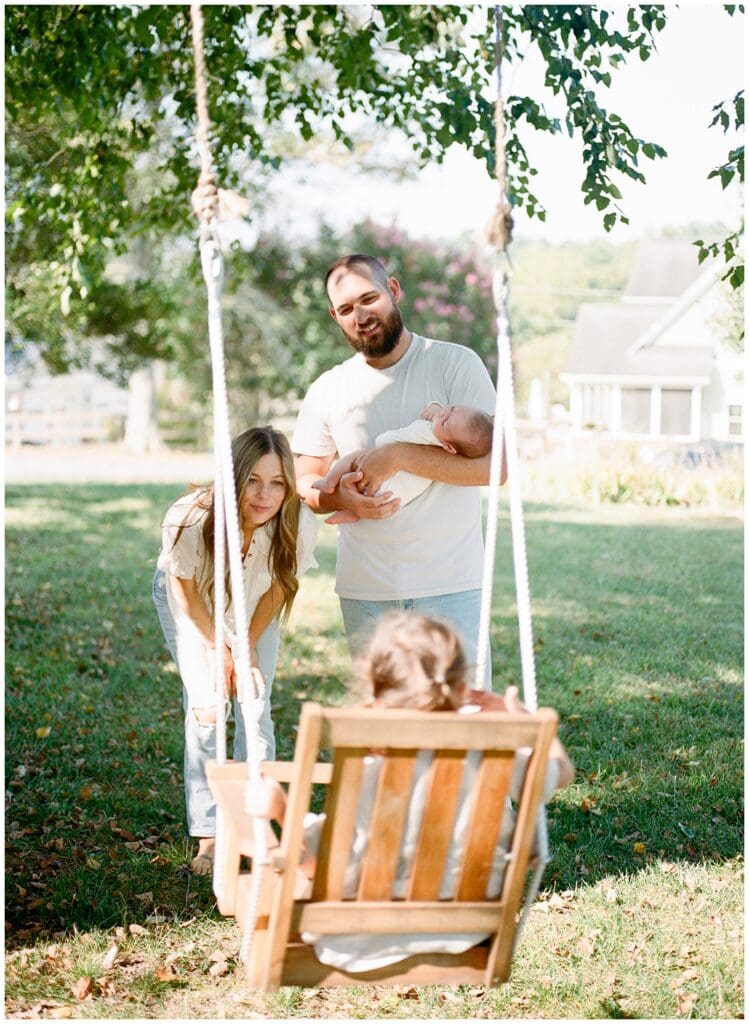 Cozy lifestyle in home newborn photographer in Knoxville - Holly Michon Photography