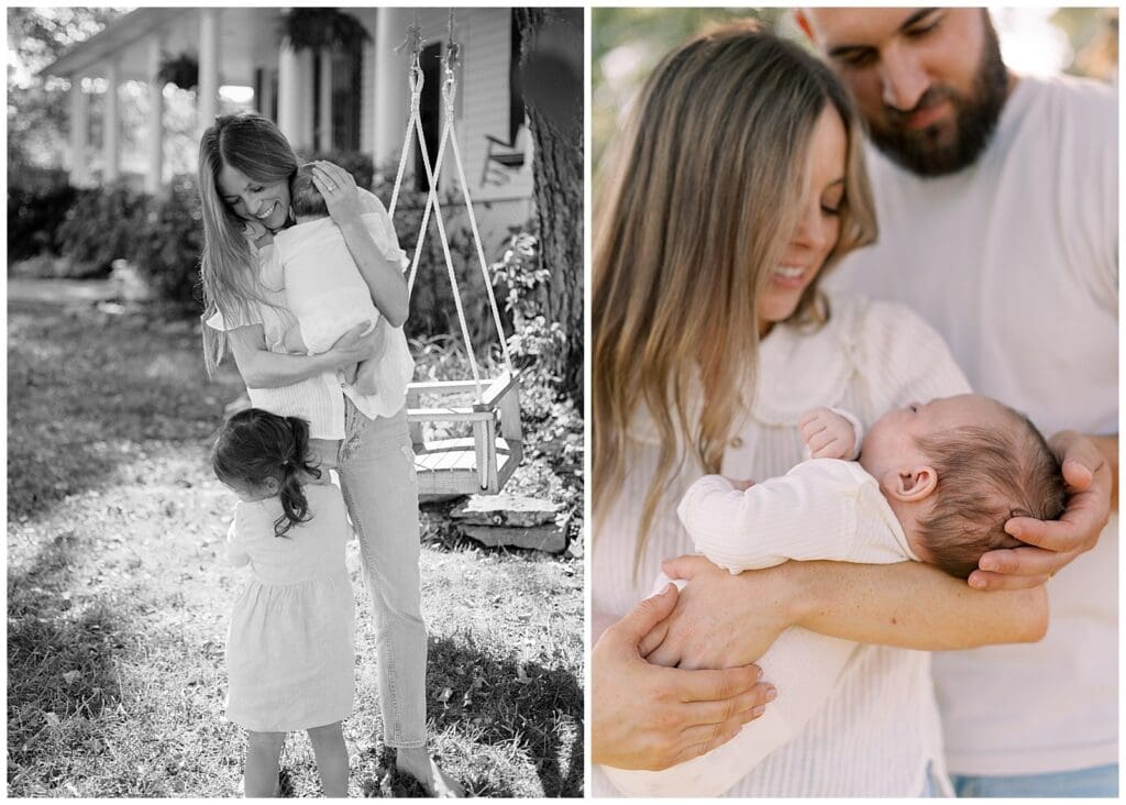 Newborn photography at home in Knoxville, TN.