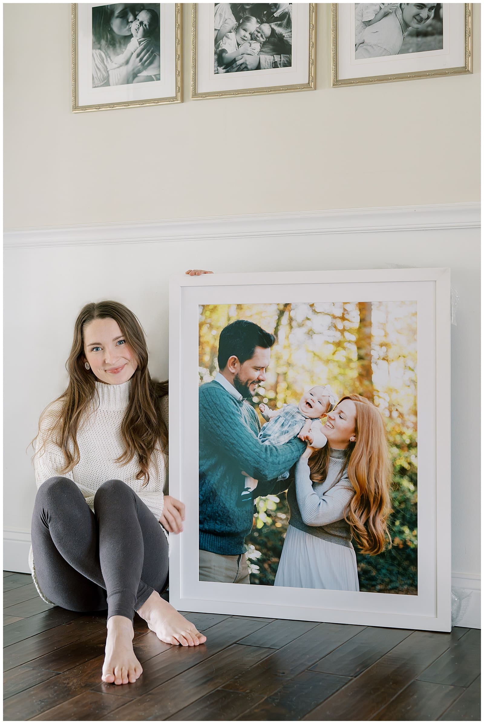 Create classic heirlooms for your home with Holly Michon Photography in Knoxville through custom framed portraits and wall art.