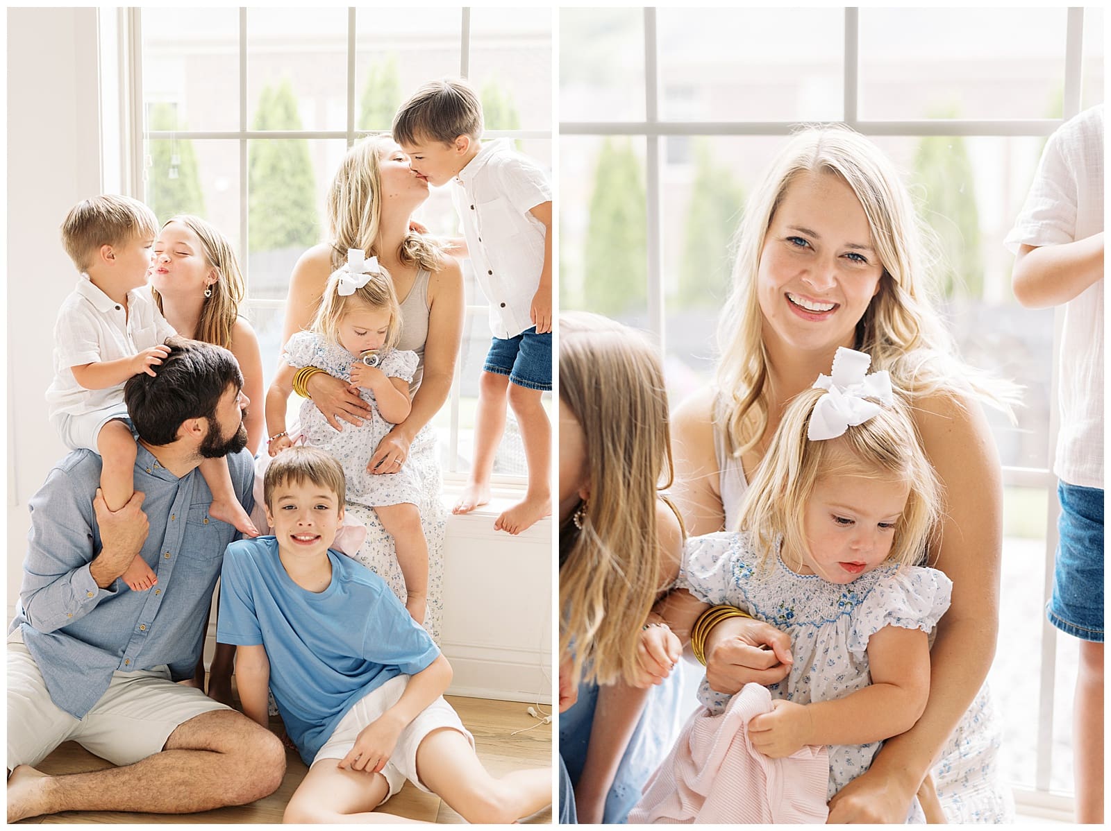 A warm and bright lifestyle family session in Knoxville, TN by Holly Michon Photography