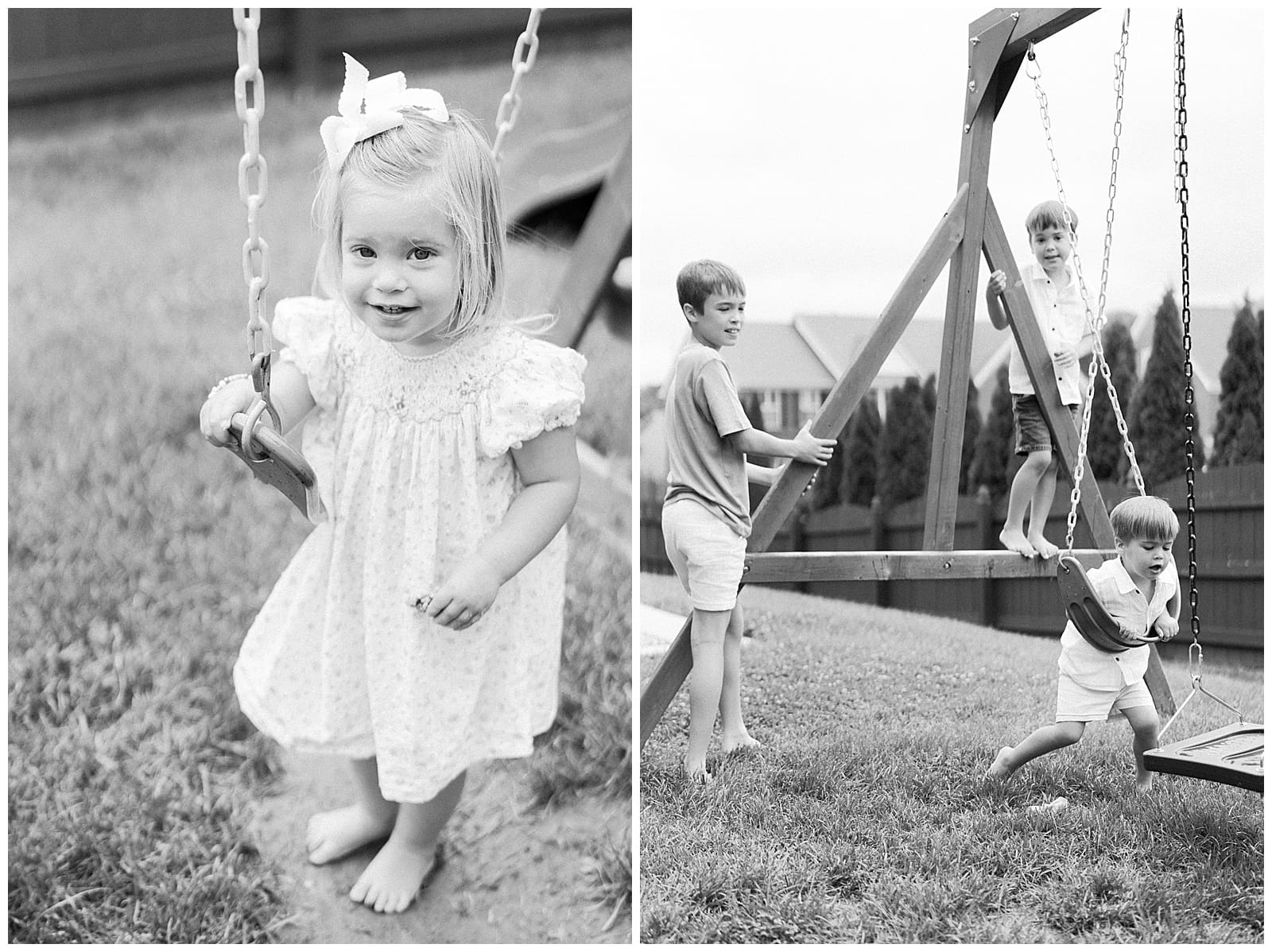 Family of seven in-home family session in Knoxville, TN by Holly Michon Photography